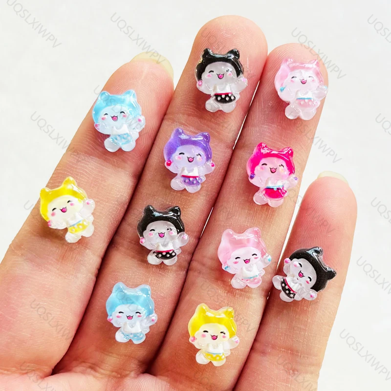50 pieces of cartoon resin mini animal rhinestone decorative DIY accessories, suitable for nail art and jewelry production A151