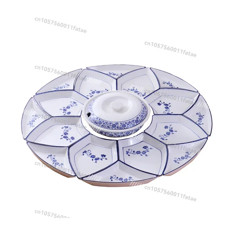 

Family Platter Tableware Combination Non Slip Dish Set for Daily Use