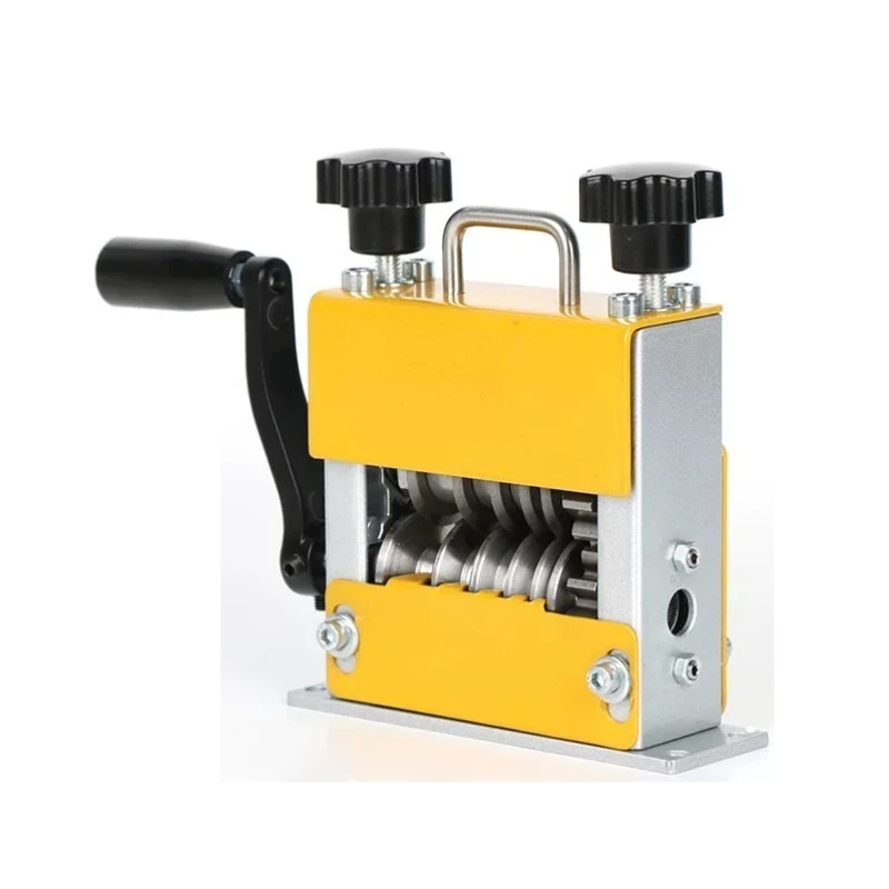Hand Crank Wire Stripper Machine, Multi-Hole No-Adjustment Multi-Blade Wire Stripper for Electrician Wire Peeling