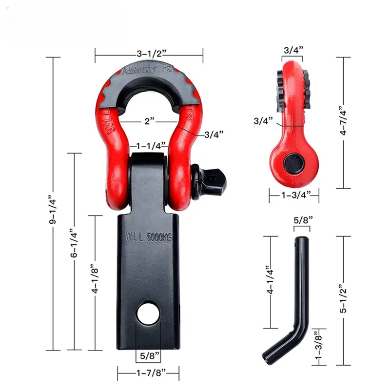 2-Inch, Trailer Accessories, Auto Accessories U-Shackle Connectors