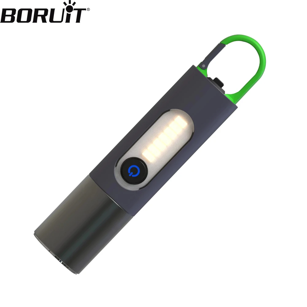 

BORUiT суперъяркая фотовспышка светодиодный Type-C, перезаряжаемая, зуммируемая, светильник водонепроницаемая, для кемпинга, велосипеда, фонарь для охоты