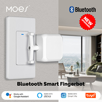 MOES Tuya Smart Bluetooth Finger Robot Warp Switch Button Key Smart Life App with Voice Control via Alexa, Google Assistant