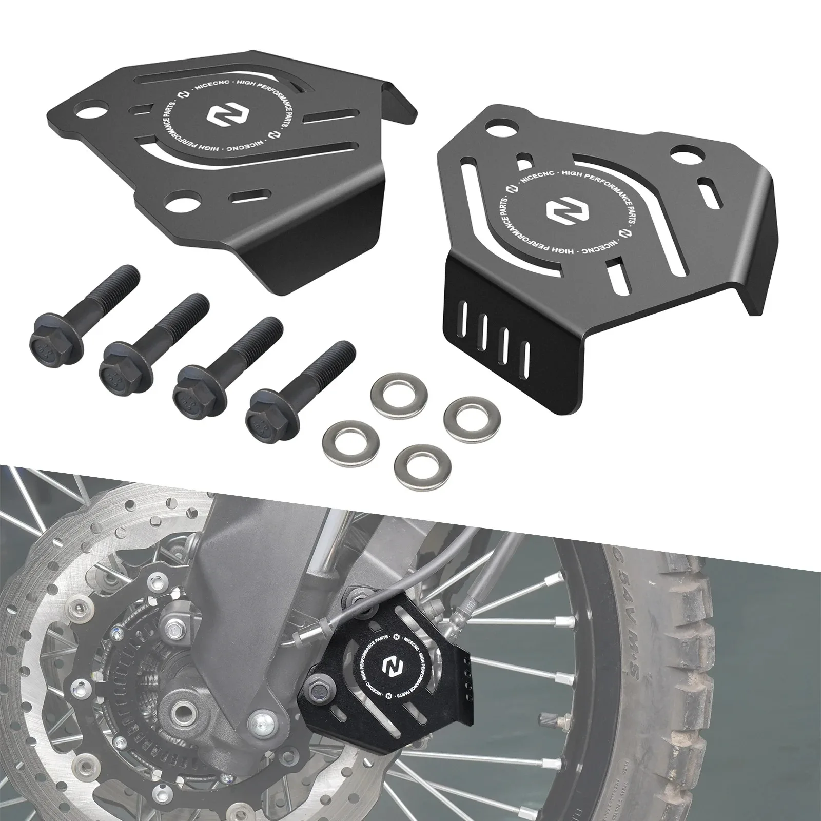 

1Pair Front Brake Caliper Guard Cover for Yamaha Tenere 700/Rally 2019 2020 2021 2022 2023 Tenere700 Brake Caliper Protectors