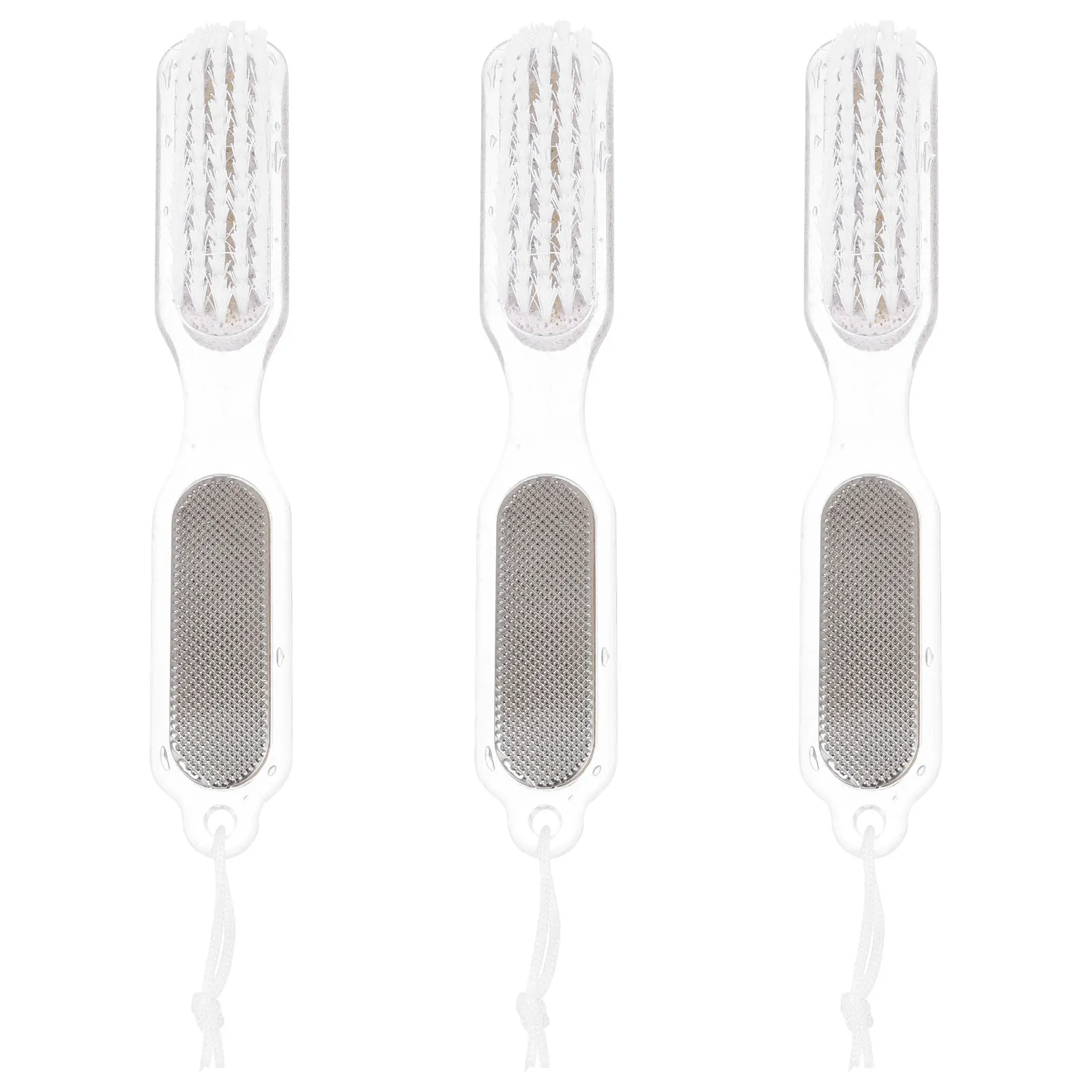 3Pcs Premium Foot File Brush Set Gentle Dead Skin Remover Reusable Foot Scrubber Callus Remover Pedicure Tool for Men Women