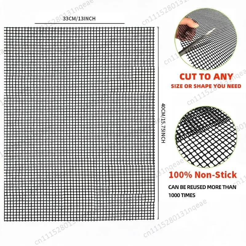 High Temperature Resistant Grill Mesh Reusable Stainless Steel Grill Mesh Outdoor Grill Accessories