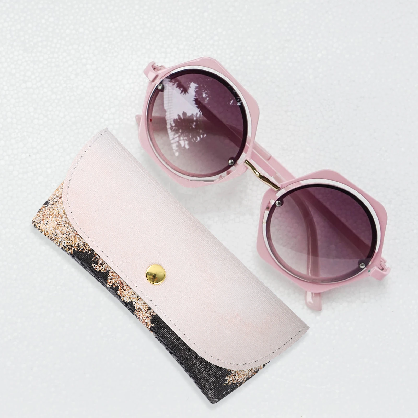

2pcs Glasses Case Eyeglasses Spectacles Box Casual Holder Lightweight Portable Outdoor Child Storage Protection
