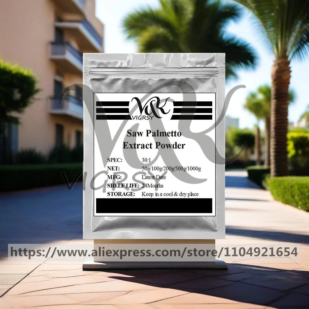 شحن عالمي سريع OutPack حقيبة رقائق الألومنيوم لمستخلص Saw Palmetto حقيبة بلاستيكية ذات طابقين مع ملعقة كمية