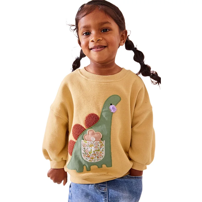 

Girls' Long Sleeve Sweatshirt Cute Pullover Sweatshirt Autumn Cartoon Children's Top Wholesale Dropshipping