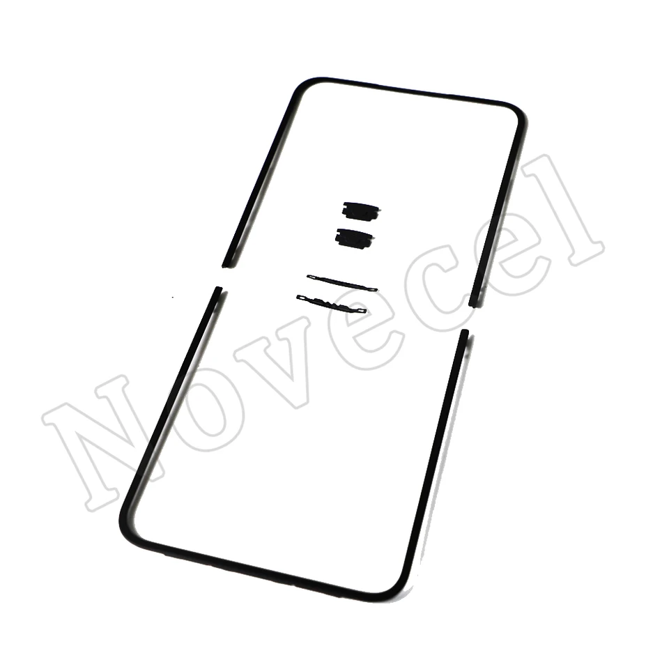 Marco frontal y bisel para Samsung Galaxy Z Fold 6 5 4 Flip F956 F946, soporte de plástico para reparación de pantalla LCD 3