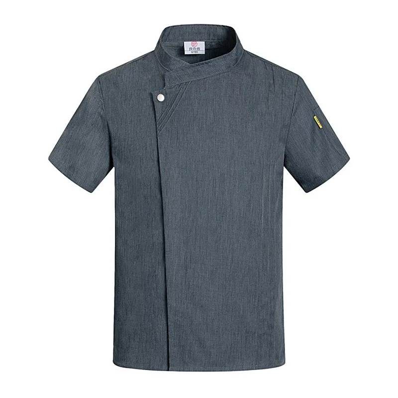 Catering Chef Special Overalls Short Sleeves High-end Hotel Western Food Restaurant Kitchen Canteen Men's Summer Ventilation