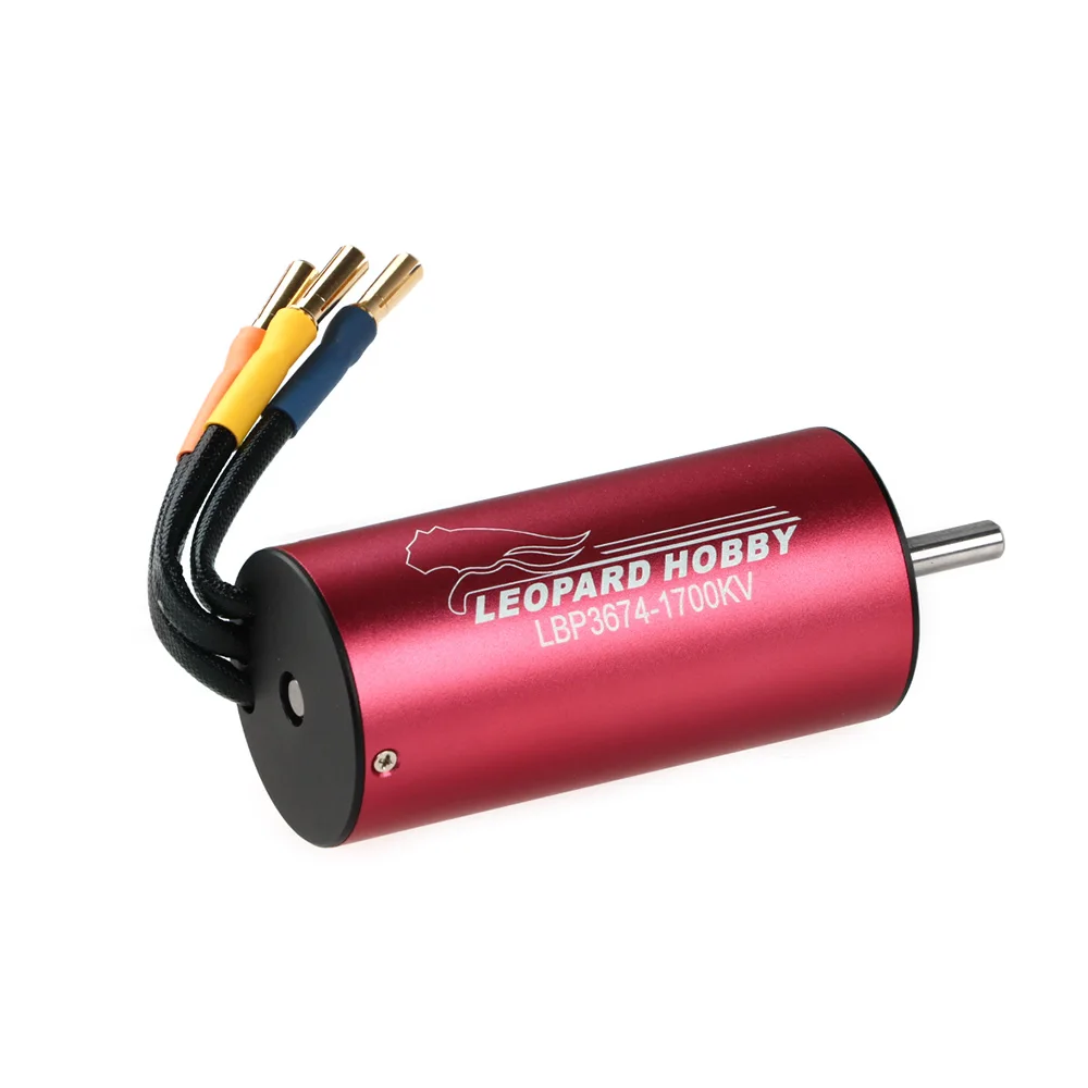 Leopard Hobby 3674 1700KV 1900KV 2200KV 2-4S Lipo 550 Brushless Motor für 1/10 Maßstab RC-Modelle, Autos, Flugzeuge, Boote