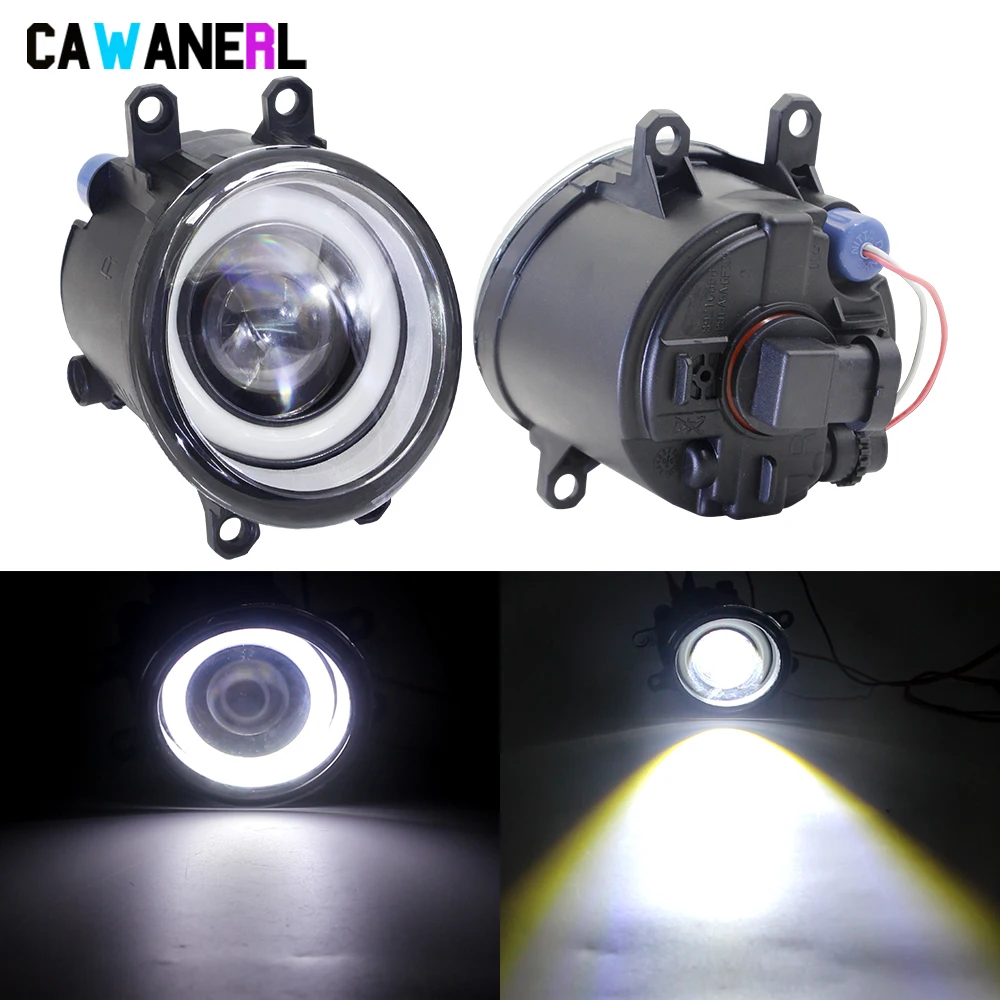 

2 X Car LED Angel Eye Fog Light Assembly 30W Fog Daytime Running Lamp DRL For Toyota Urban Land Cruiser Prado Auris Avensis Aygo