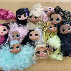 Rainbow School Big Sister Dressup Girl Head Multi-style Dollhouse Play Doll Making Toys Authentic Rainbow Big Sister