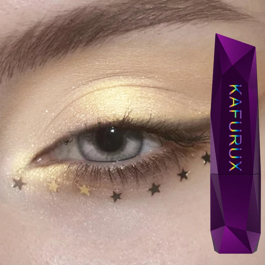 3-farbiger Lidschattenstift, Textmarker ohne Verschmieren für ein natürliches Kontur-Augen-Make-up, glänzende Glitzer-Lidschatten-Geschenke