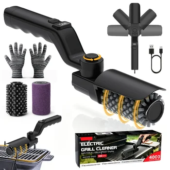 Rechargeable Grill Cleaning Brush 1