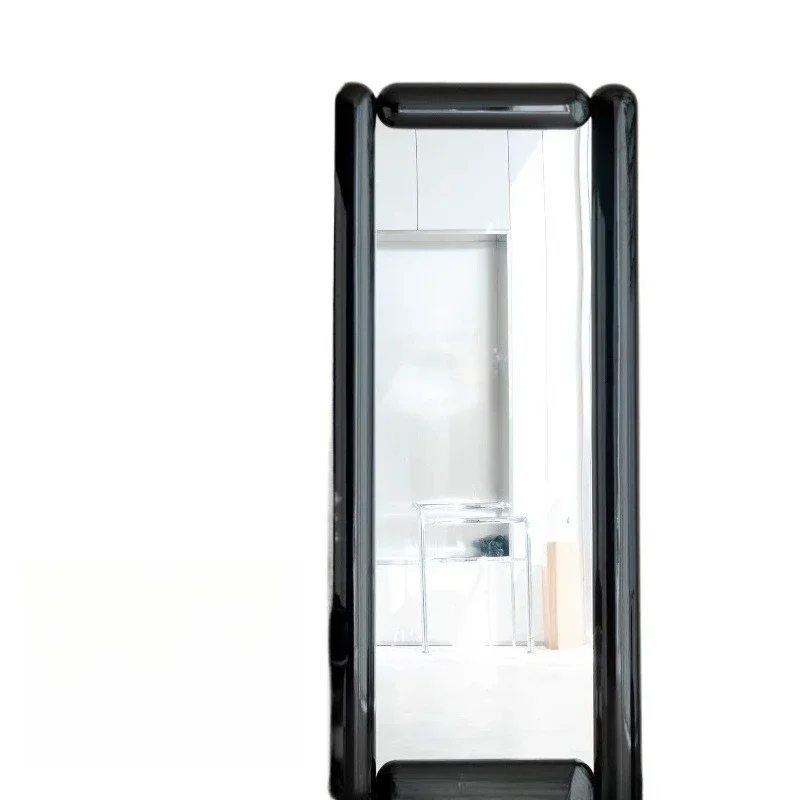 Cheese mirror, designer Nordic full-length mirror, homestay fashion Internet celebrity blogger floor decoration cream