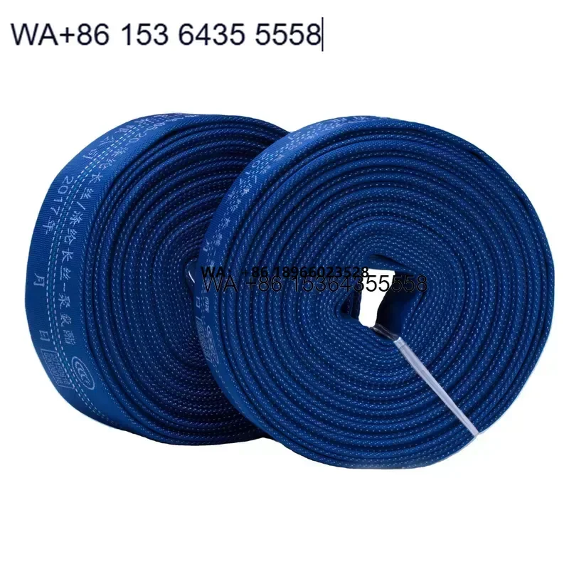 Wmwmnu for Flexible Fire Fighting Durable Polyester PU Lining Double Jacket Fire Hydrant Water Hose For Fire fighters