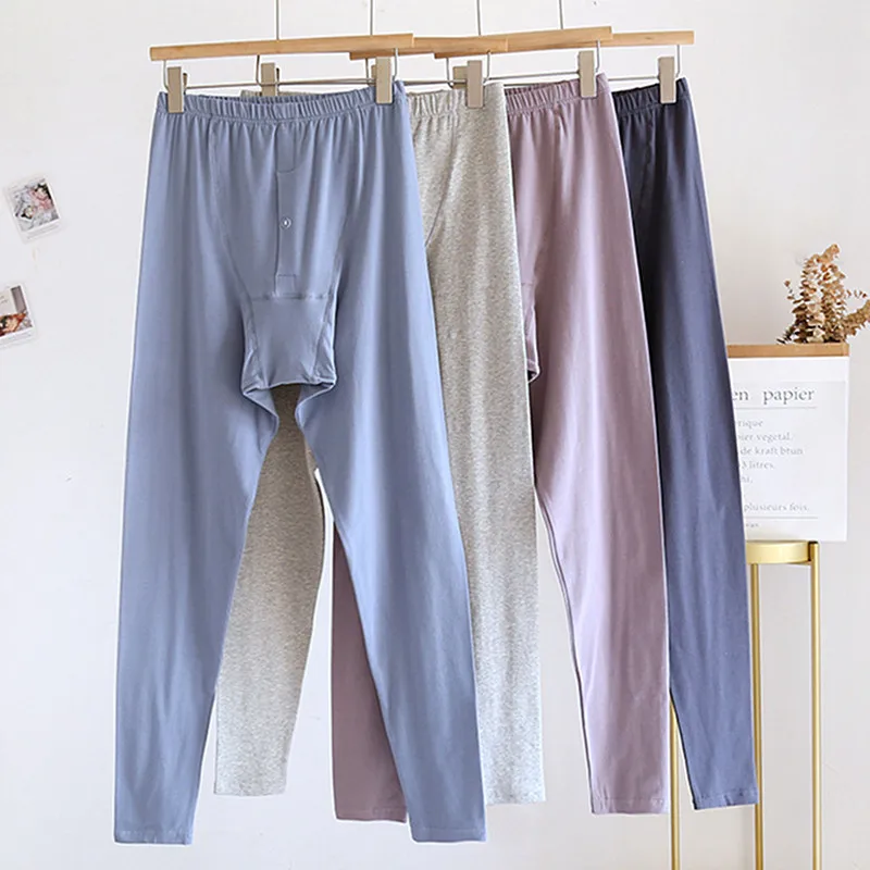 

Men Sleeping Pant New Loose Autumn Winter Leggings For Male Nightwear Pajamas Pants Casual Sleepwear Trousers Man Bottoming