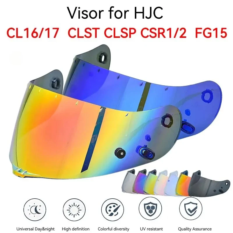Visera de casco para HJC CL16 CL17 CLST CLSP CSR1 CSR2 CS15 TR1 FG15 HS11 FS15 protectores de casco protección Uv accesorios de Capacete