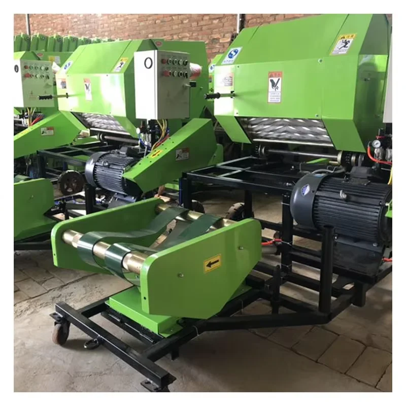 2026 Hot Selling 20HP Die sel Grass Silage Balers And Wrapper Packing Machine Automatic Hay Pto Round Baler Machine Price