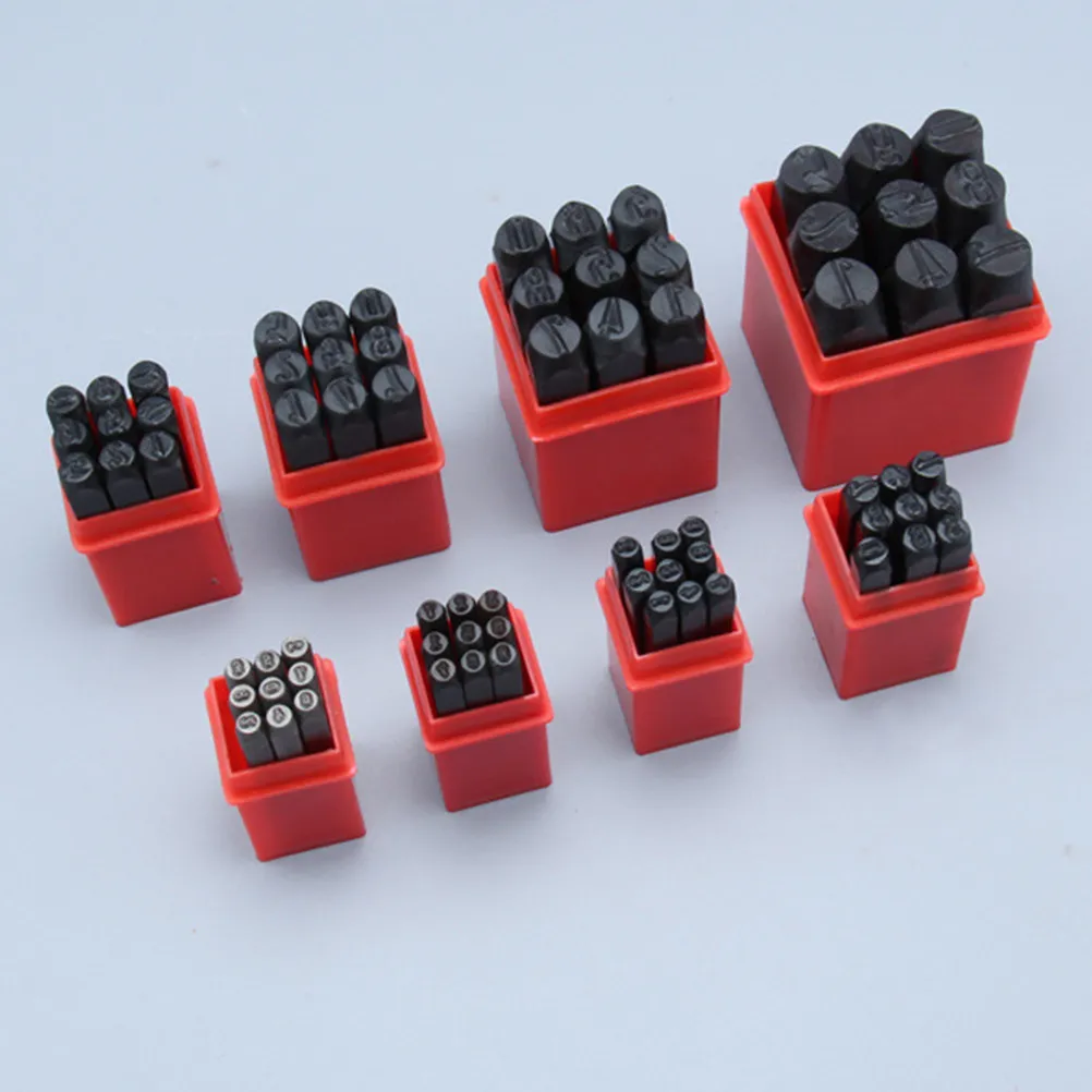 

36Pcs Letters Numbers Punch Set Carbon Steel Hardened Stamp Tool for Logo Markings Craft Letter Number Punch
