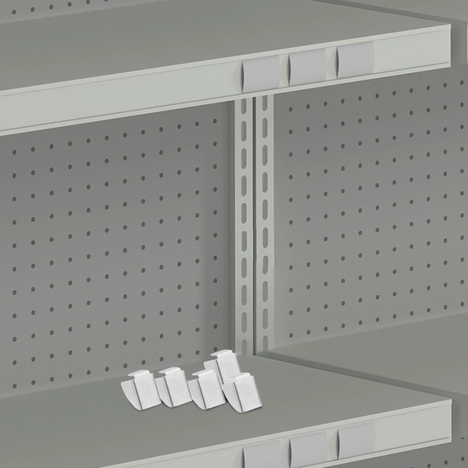 

10 Pcs Partition Bracket Buckle Cabinet Shelf Support Clips Brackets for Shelves Bookcase Metal Bookshelf Peg