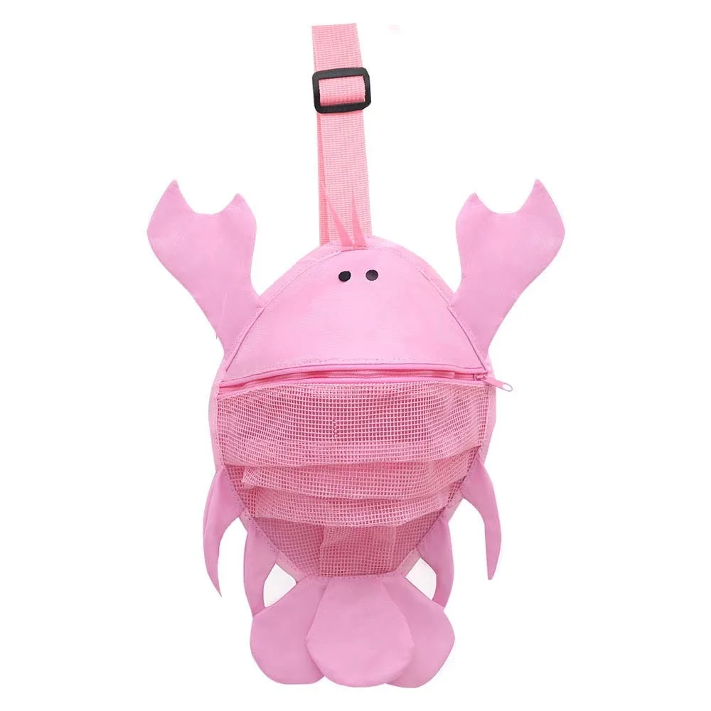 

Breathable Children Mesh Chest Bag Lobster Clownfish Hollow Out Dopamine Pouch Polyester Fluorescence Color