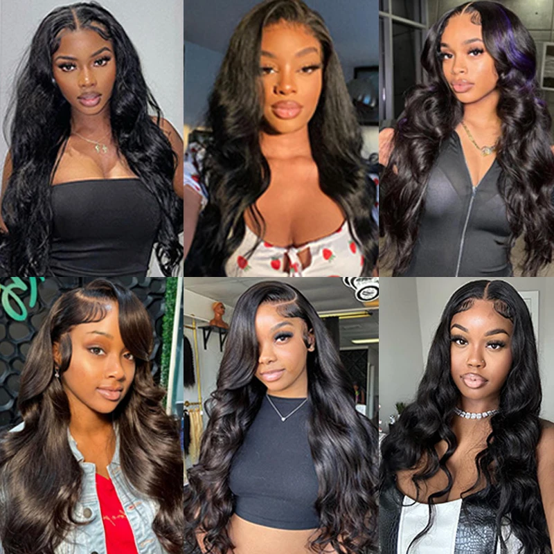 13x6 Lace Front Wigs Human Hair Body Wave Lace Front Wigs Human Hair Natural Color 100% Virgin Human Hair Wig with Baby Hair image 5