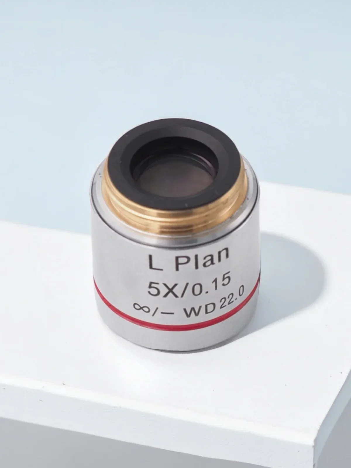 Infinity Long Working Distance Plan Achromatic Objective Lens for Metallographic Microscope 45mm Focal Plane RMS Thread