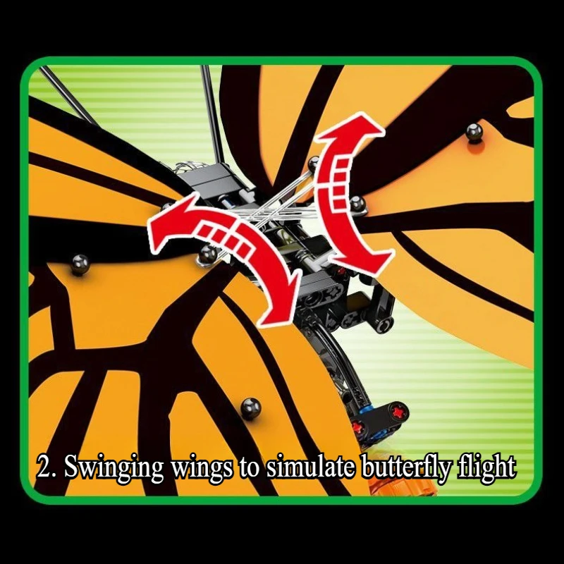 SEMBO-figura de insecto, mariposa, partículas pequeñas, modelo de ensamblaje de bloques de construcción, rompecabezas decorativo DIY, juguete de ensamblaje, regalo de cumpleaños