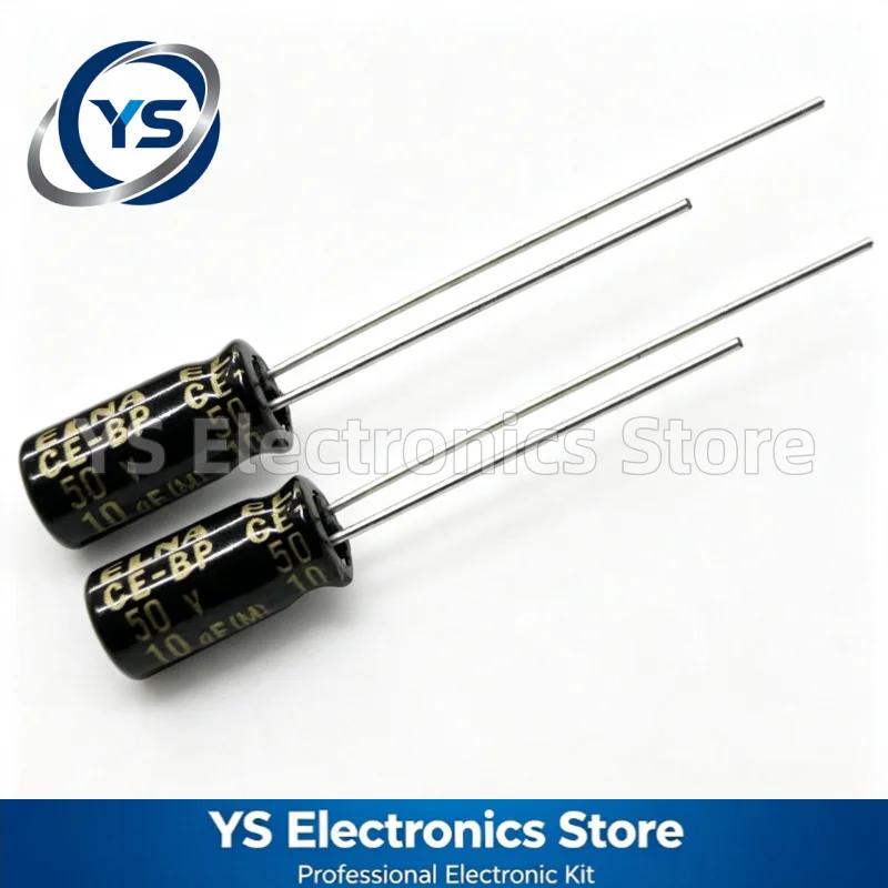 ELNA RBD CE-BP 50V10UF 5x11mm RBD-50V100ME3# 10UF50V 50V 10UF Non‑Polar HiFi Audio Electrolytic Capacitor New and Original 20%