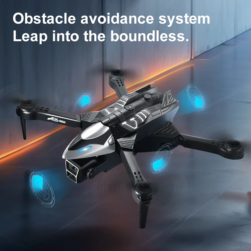 

Drone Spray Fighter HD Dual Camera A66 Aerial Photography Drone Obstacle Avoidance Optical Flow with WIFI Signal Headless Mode