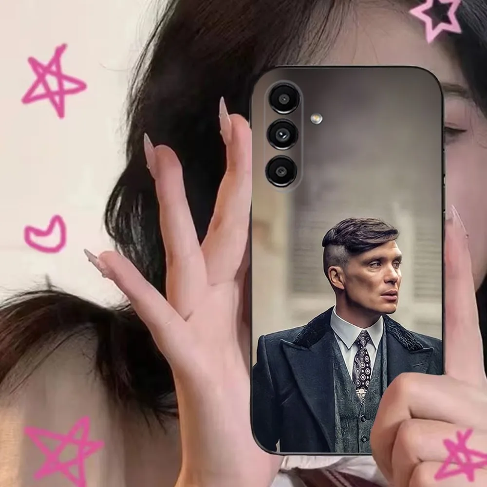 Movie P-Peaky B-Blinders  Phone Case For Samsung S24,S21,S22,S23,S30,Ultra,S20,Plus,Fe,Lite,Note,10,9,5G Black Soft Cover