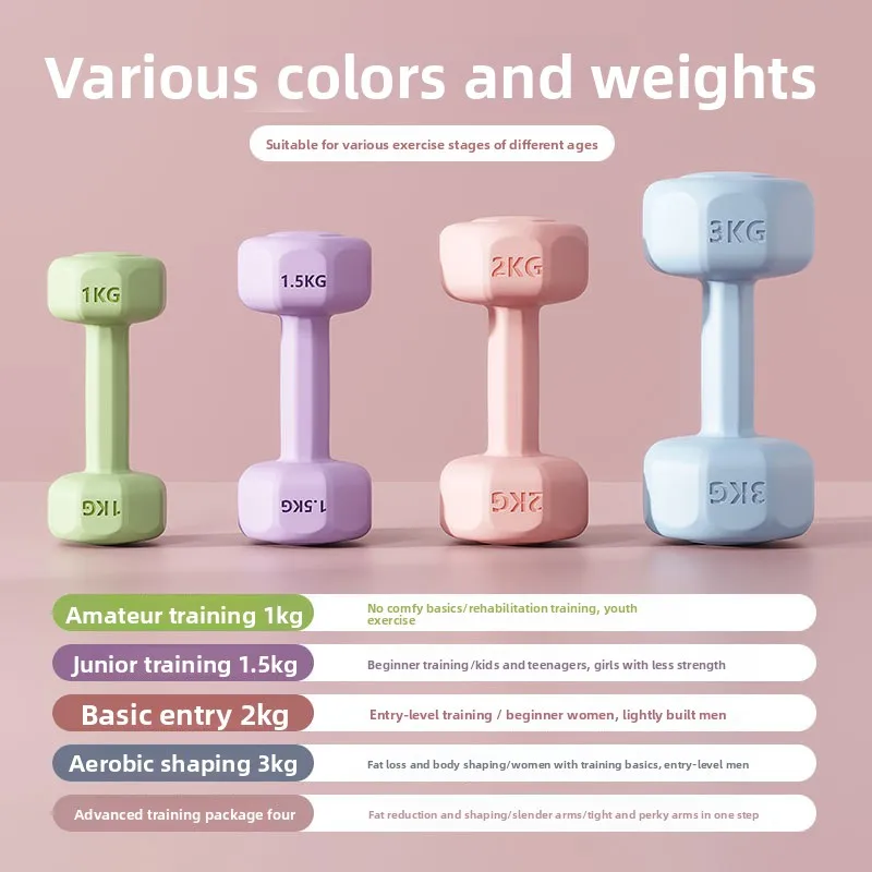 Dumbbell Fitness Equipment Household Rubber Men's Arm Muscle Kettlebell Yu Environmentally Friendly and Tasteless