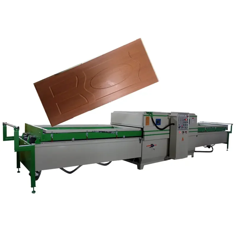 Full Automatic PVC Foil Vacuum Membrane Press Laminating Machine for Wood Door Cabinet PVC Vacuum Lamination Machine Price