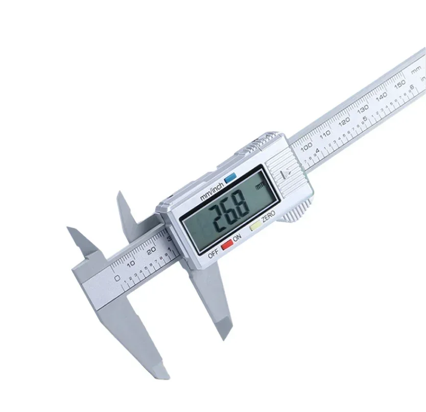 Digital Vernier Calipers Measure 150mm 6inch LCD Electronic Carbon Fiber Gauge Height Measuring Instruments Micrometer