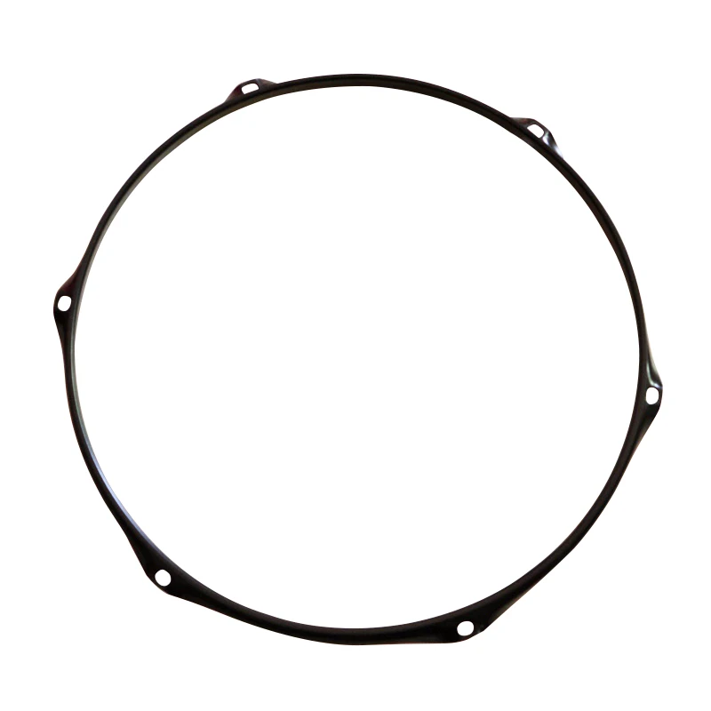 Black Color 14inch 6hole 10 Hole Iron Snare Drum Rim Drum Hoop up and Down Drum Hoop