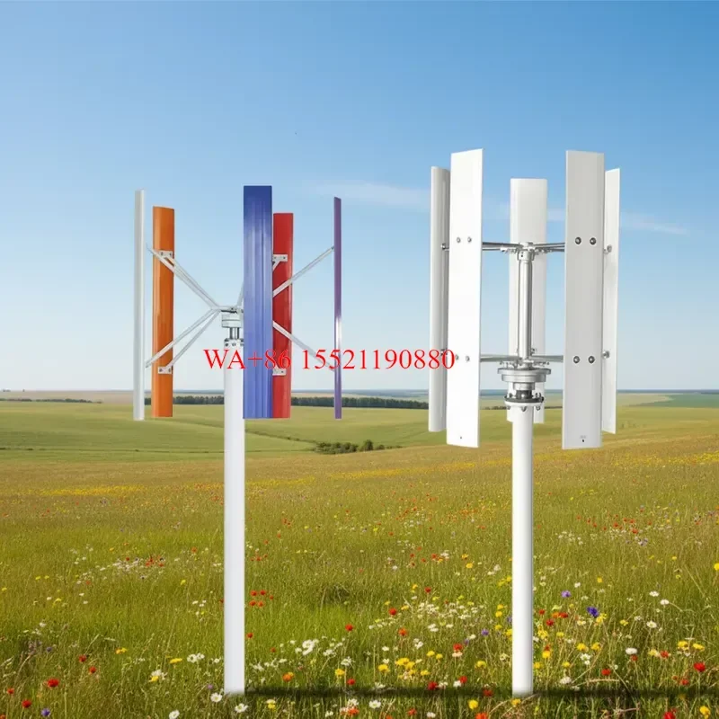 WMWMNU for 2026 Vertical Axis Wind Turbine 30kw 50kw H Type Wind Generator Energy System
