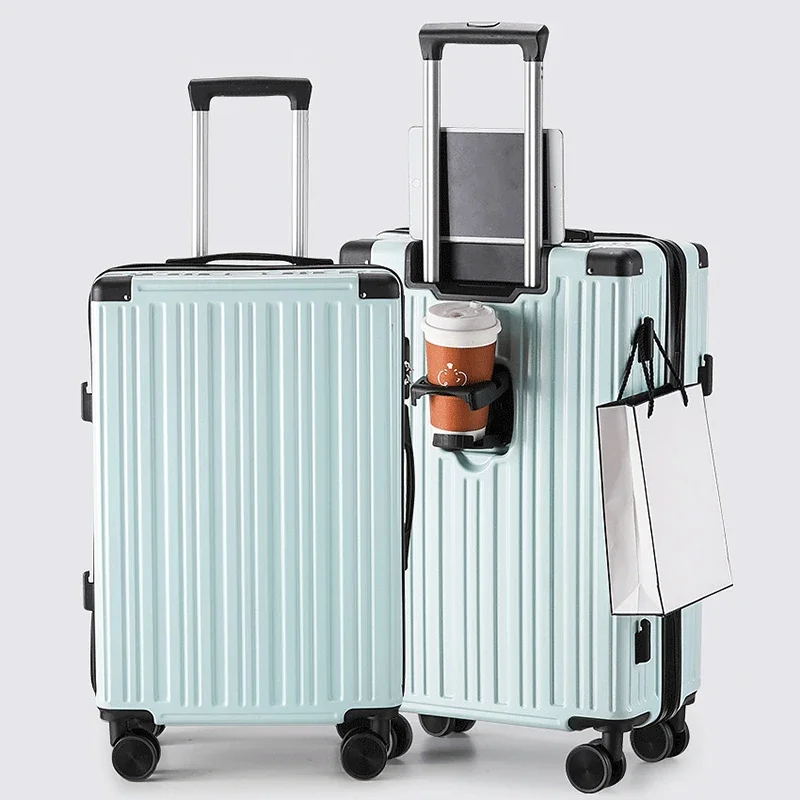 Valise à roulettes universelle pour hommes et femmes, valise de voyage pour étudiants, sac à roulettes, boîte à mot de passe d'embarquement, version coréenne, nouveau paquet de coffre