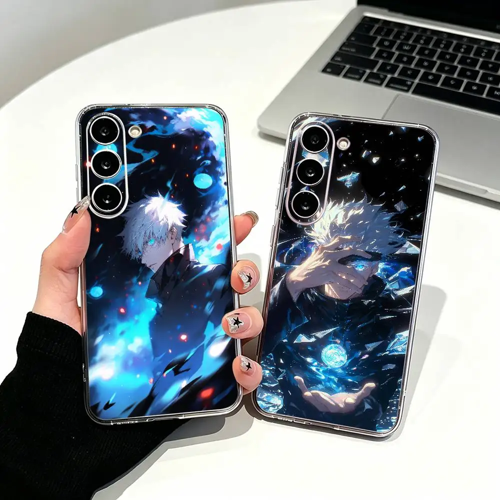 Anime Jujutsu Kaisen -n Clear Soft Silicone Phone Case for Samsung Galaxy A71, A70, A52, A51, A40, A30