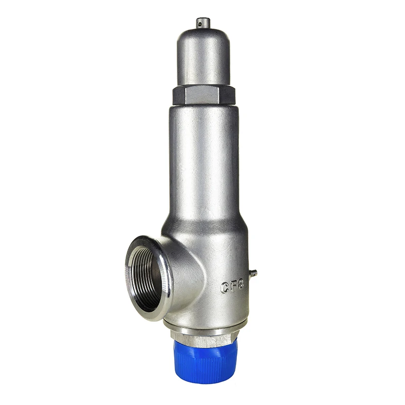 1-3 Bar  Pressure Relief Valves DN40 Stainless Steel Metal Safety Relief Valve For Hydrochloric Acid Nitric Acid