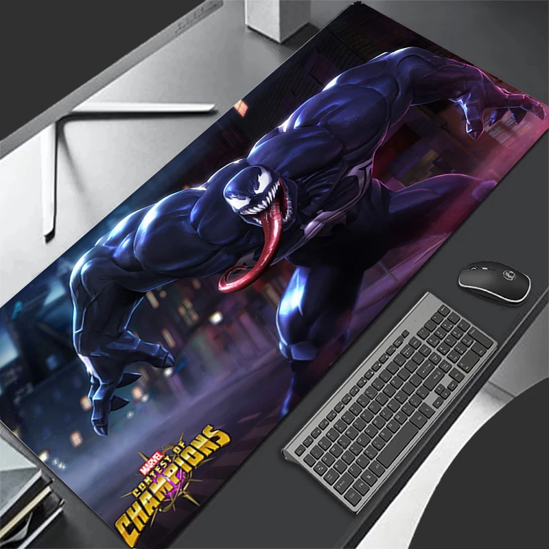 Good Quality Gaming Mouse Pad Venom Custom Home Computer Keyboard Pad Desk Mats Laptop Soft Anti-slip Table Mat 90x40 Mousepads