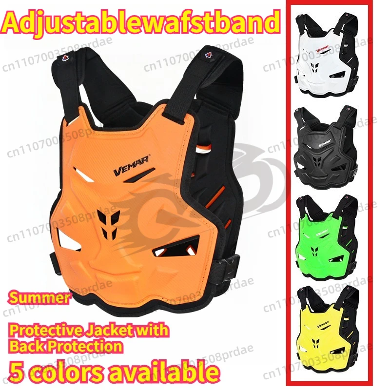 Summer offroad motorcycle riding armor antidrop clothing chest and back clothing racing protective gear hemp rope chest armor