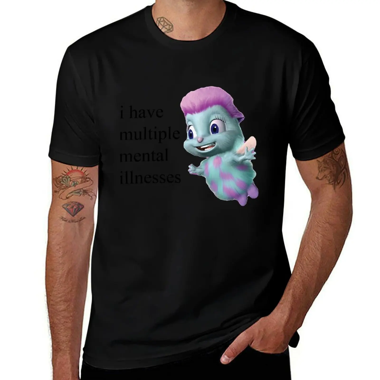 

Bibble Mental Illness Rights Mens Best T-Shirt Anime t-shirt quick drying gifts for boyfriend T-shirts man mens tall t shirts