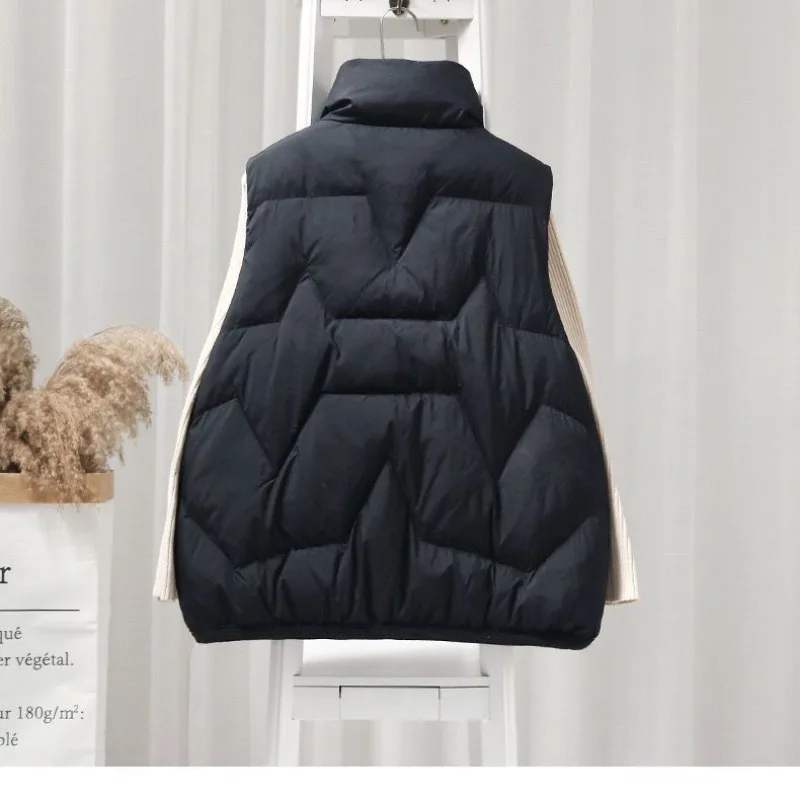 سترة أنيقة وفضفاضة سترة جديدة خفيفة وعصرية وصدرية قصيرة للنساء لارتدائها في الشتاء #6