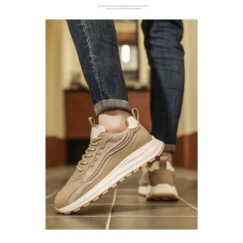 

2025 New Men's Board Shoes,sneakers,skate shoes,Casual Shoes Daily Wear Non-Slip Travel Elegant Outdoor Cushioned Lightweight