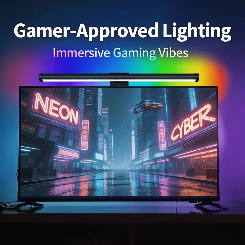Monitor Light Bar - شريط إضاءة LED لشاشة الكمبيوتر، مصباح