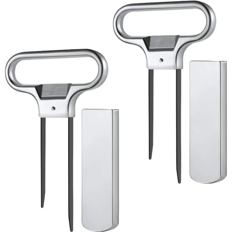 Extractor de corcho de dos puntas, abridor de vino profesional, vino tinto, champán, tapón de botella de vino espumoso, accesorio de barra sellador