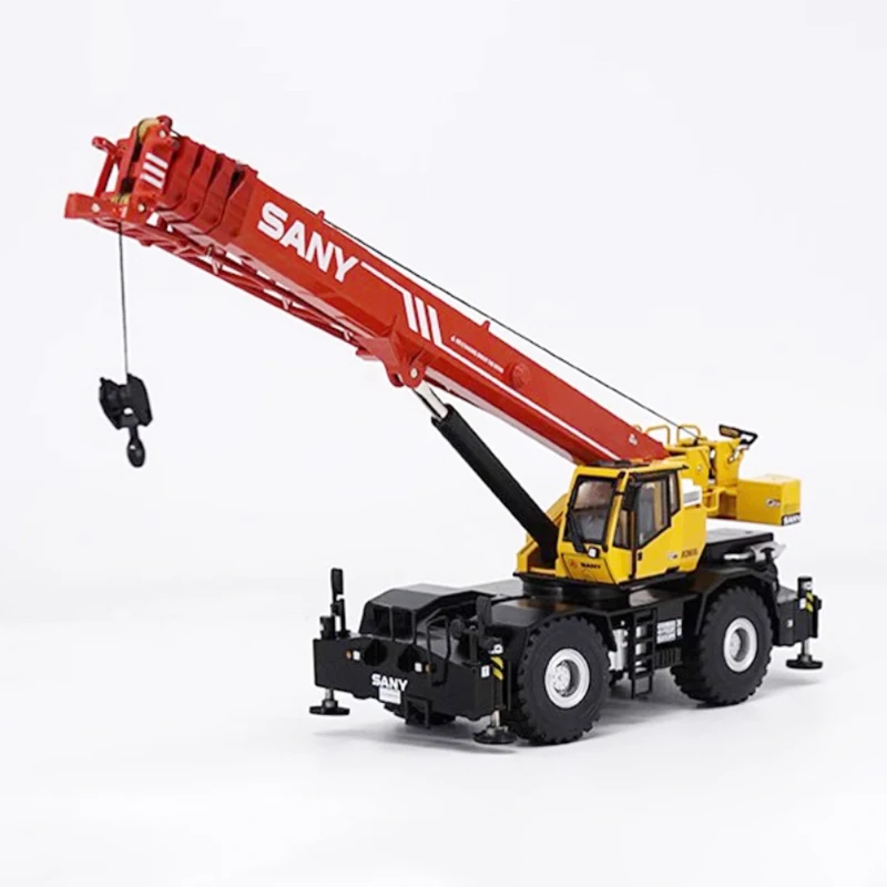 1:50 Scale SANY Heavy Industry SRC550 55-tons Off-road Crane Alloy Engineering Truck Model Collection Souvenir Gift Diaplay