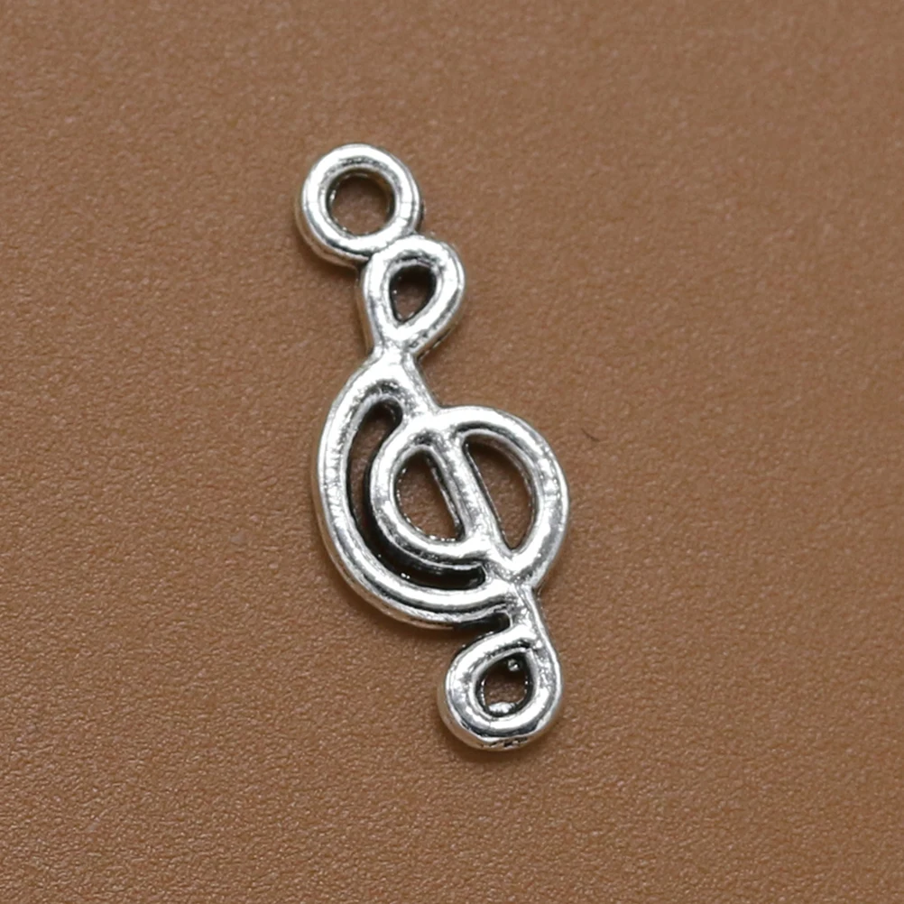 

100pcs Retro Music Symbol Pendants Unique Design Alloy DIY Jewelry Making Crafts Project Supplies Charm Accessories